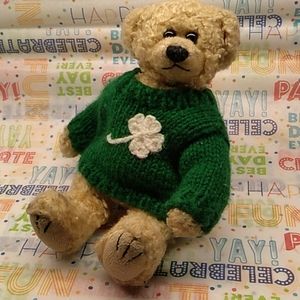 ATTIC TREASURE BLARNEY BEAR BEANIE BABY